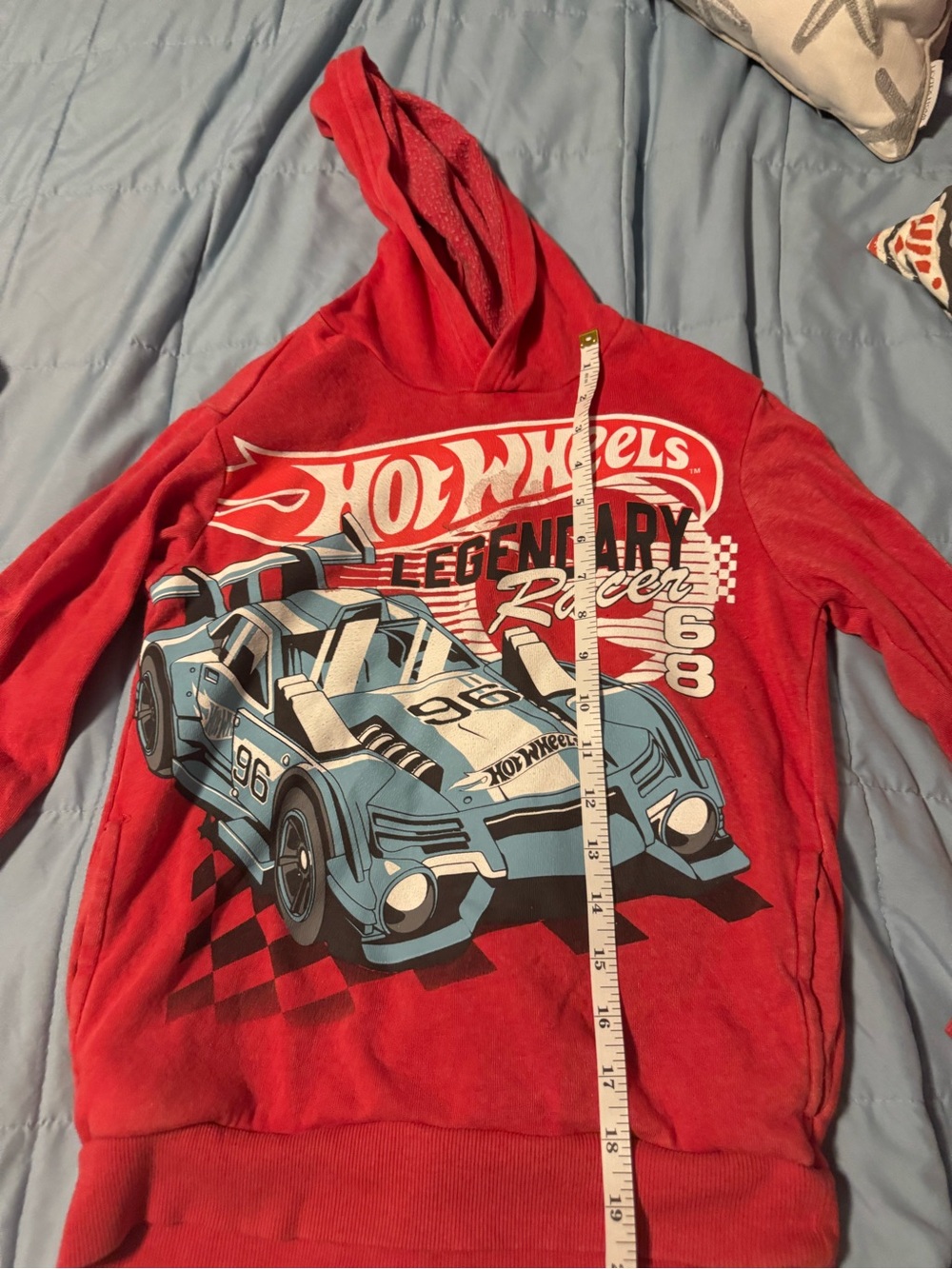 Hot Wheels Legendary Racer Red Hoodie for Kids